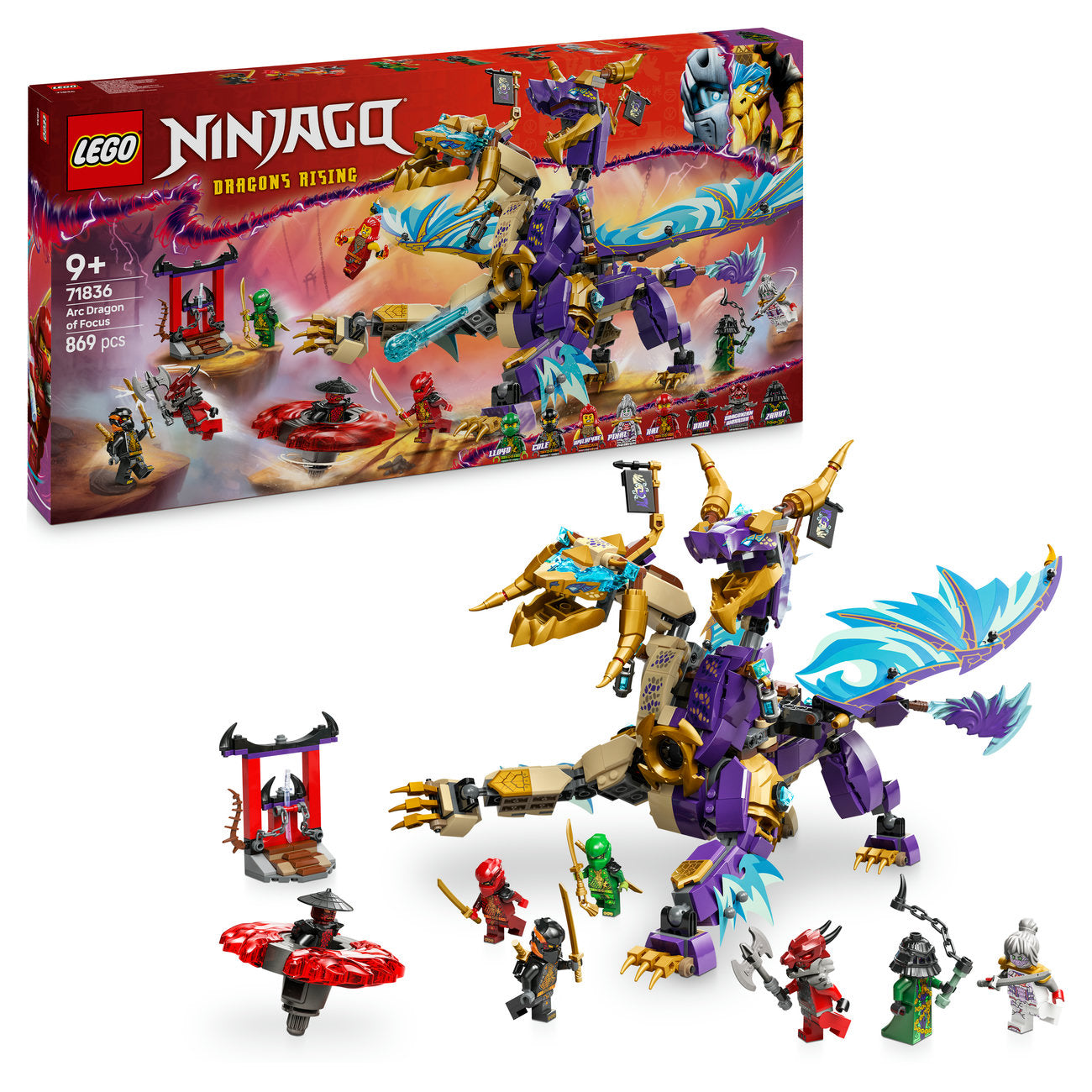 LEGO Ninjago 71836 Le Dragon Arche de la concentration