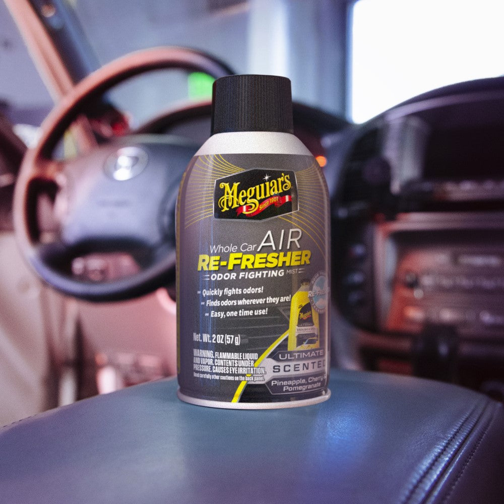 Meguiar's® Ultimate Whole Car Air Re-Fresher G260102F, 2 oz (57g) Bottle, 6/CV