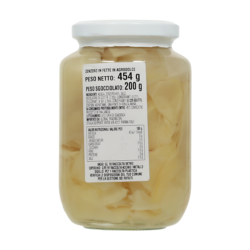 COCK Jeunes gingembres au vinaigre en tranches 454 g