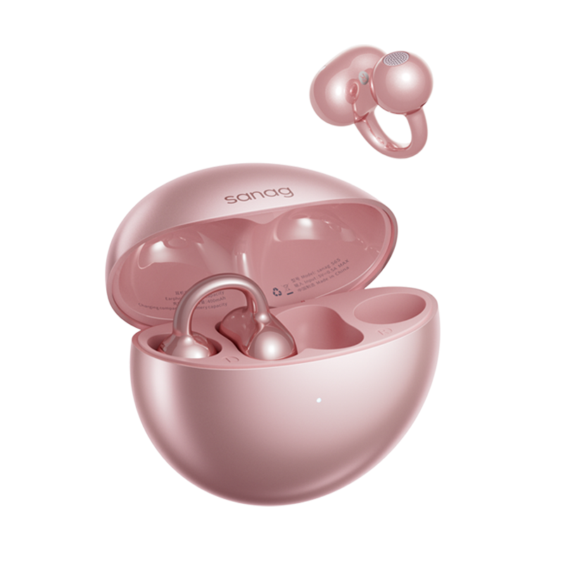 Sanag S6S Ultra Écouteurs sans fil Bluetooth ouverts avec IA intégrée - Or rose