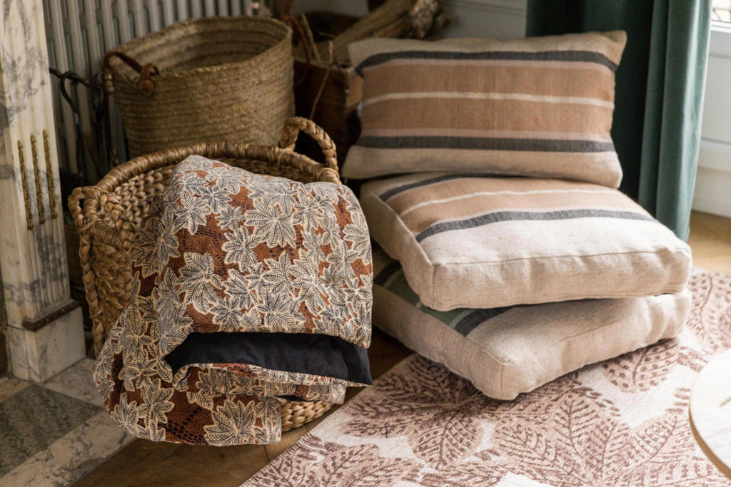Vivaraise Gatsby Coussin de sol Sienne 55 x 55 x 10 cm