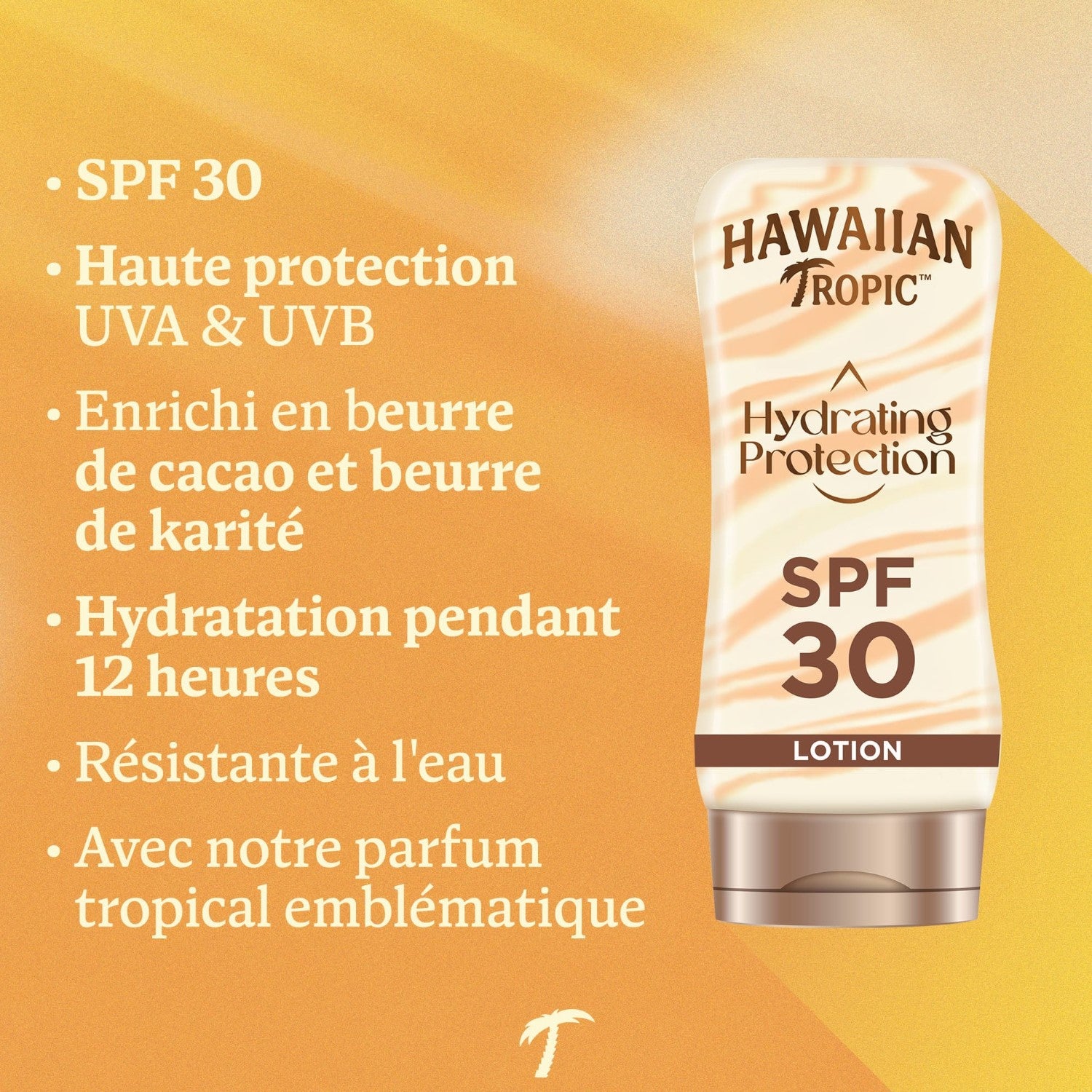HAWAIIAN TROPIC Hydrating Protection Crème solaire corps SPF 30 - 180 ml