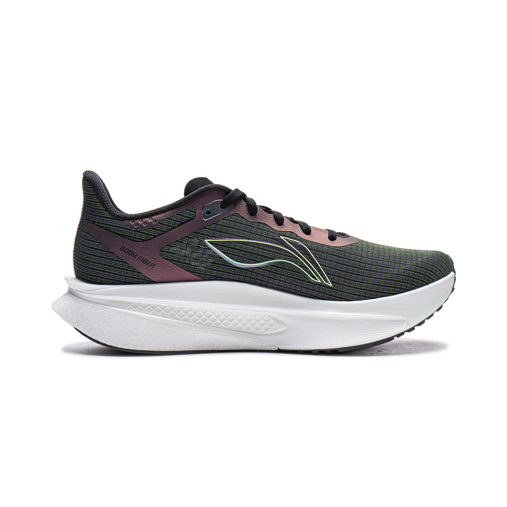 EU43 LI-NING Fly Electric 6 CHALLENGER Chaussures de course de vitesse pour hommes marathon sport et plein air - Noir
