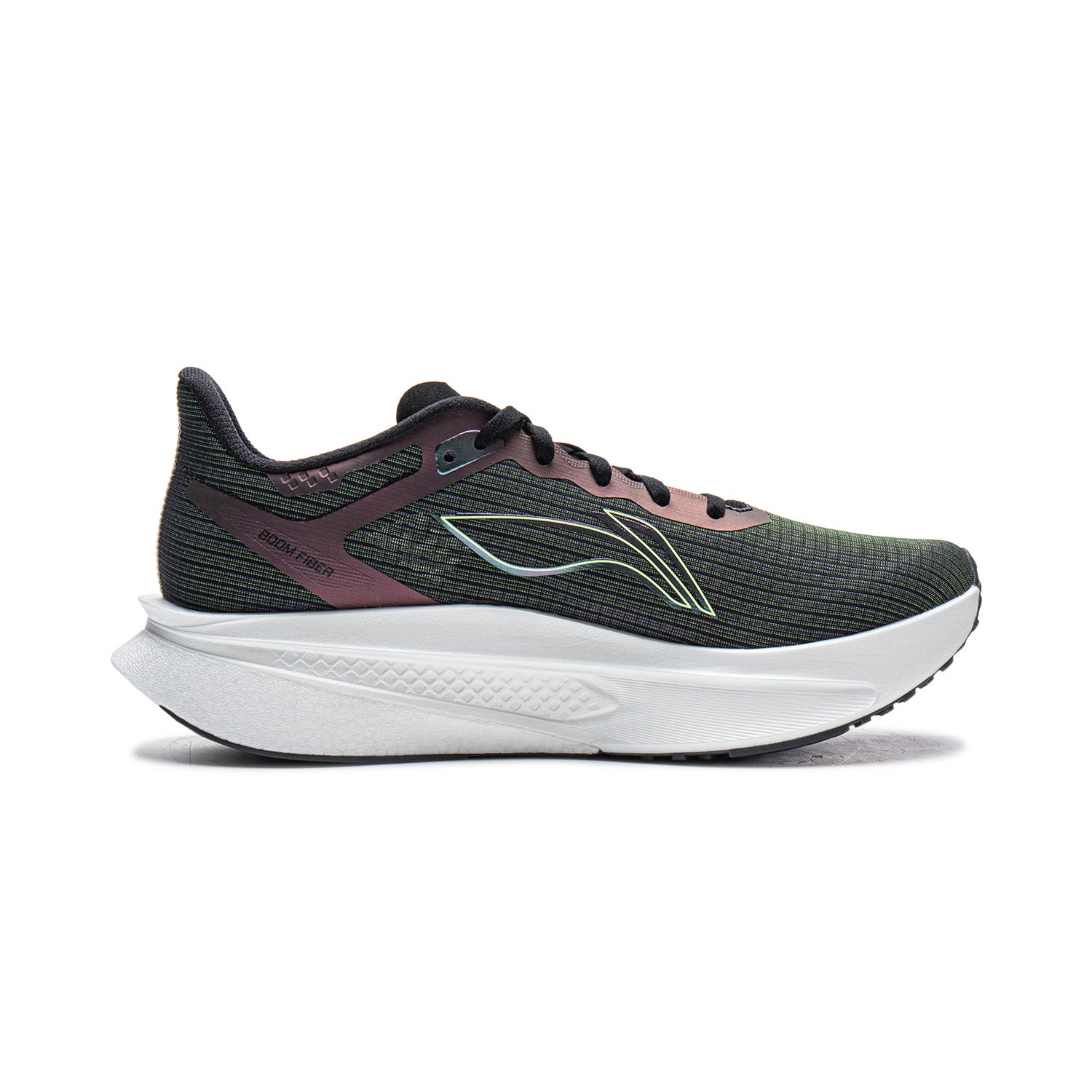 EU43 LI-NING Fly Electric 6 CHALLENGER Chaussures de course de vitesse pour hommes marathon sport et plein air - Noir