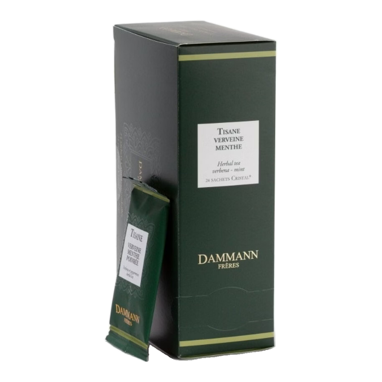 DAMMANN FRERES Tisane verveine menthe poivrée - 24 sachets, 48 g
