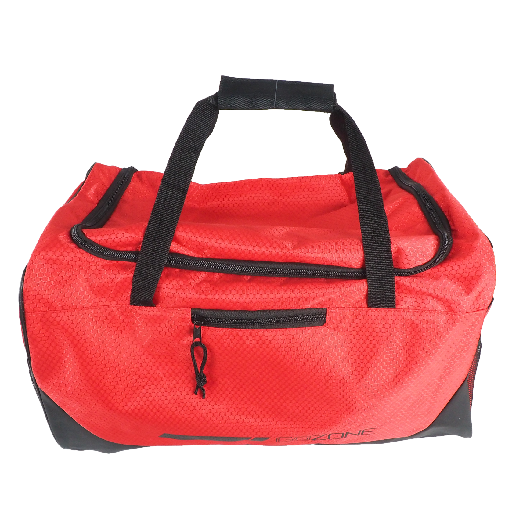 GoZone Sac de sport léger, 100 % polyester durable, Poignée à fermeture auto-agrippante, Poches latérales ouvertes en maille, Léger et durable