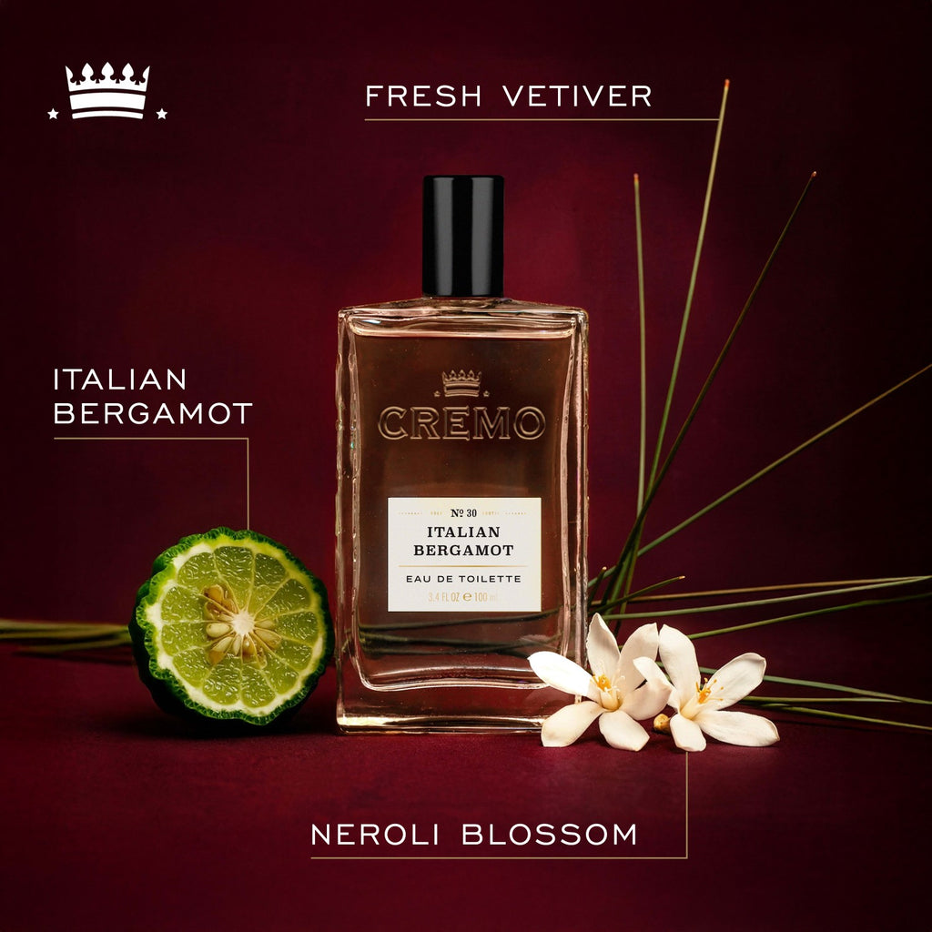 CREMO Italian Bergamot - Eau de Toilette en Vaporisateur - 100 ml