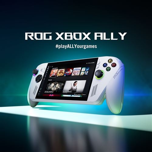 Console portable ASUS ROG Xbox Ally - 16 Go RAM - 512 Go SSD - Blanc