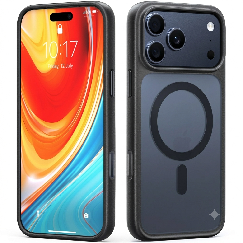 TORRAS Guardian-Magnetic Coque pour iPhone 17 Pro - Noir