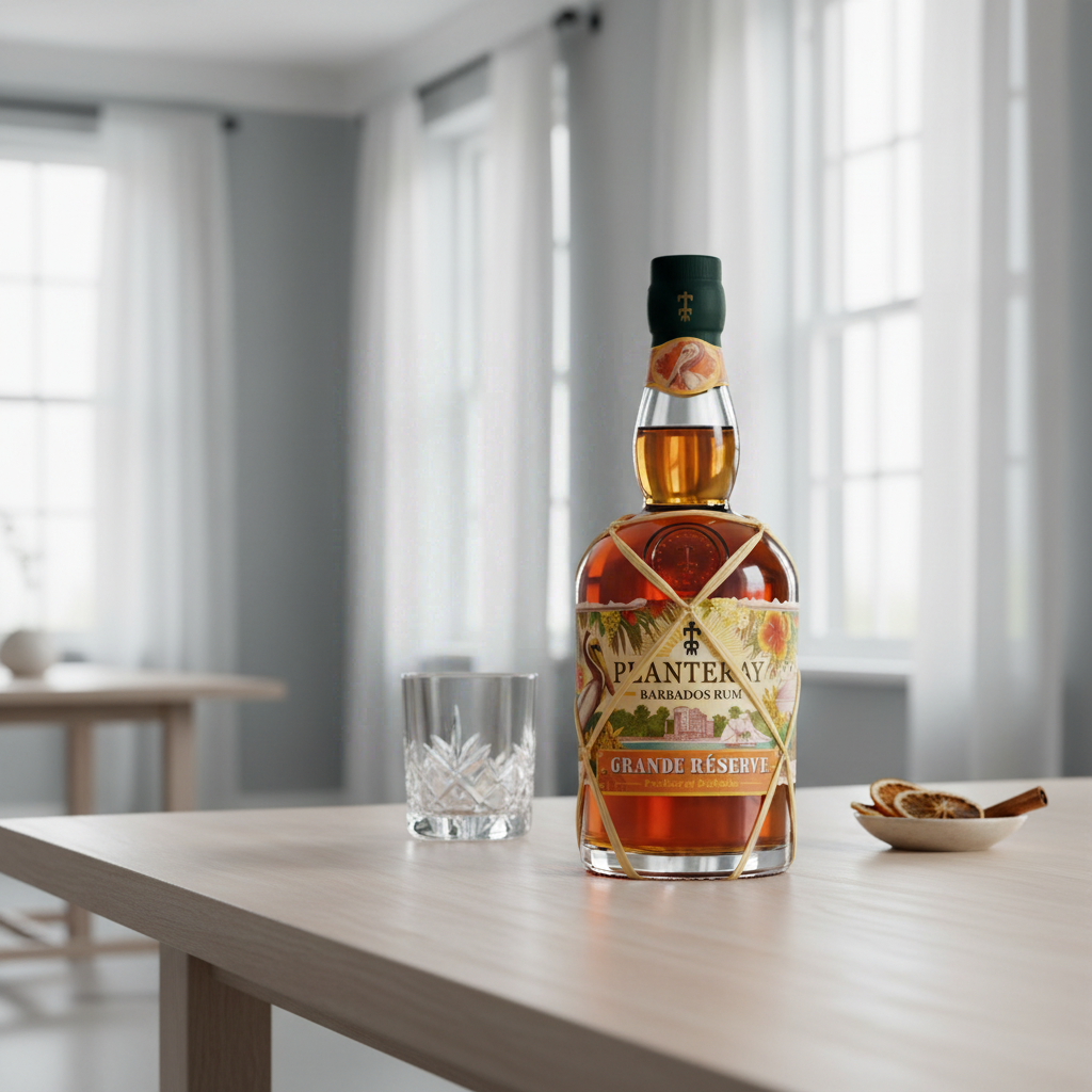 PLANTERAY RUM - (Ex Plantation) - Barbados Grande Réserve - Rhum Vieux Ambré - Origine : Barbade - Notes de Café & Caramel - 40% Alcool - 70 cl