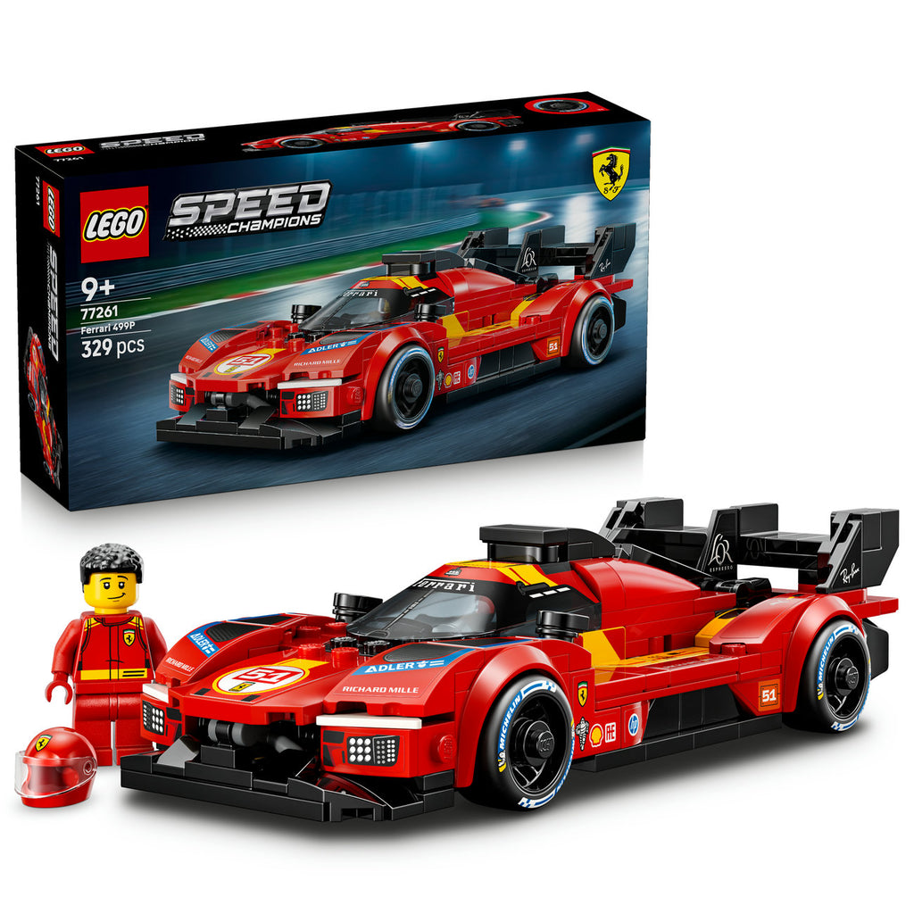 LEGO Speed Champions Ferrari 499P Set de Construction de Voiture de Course 77261