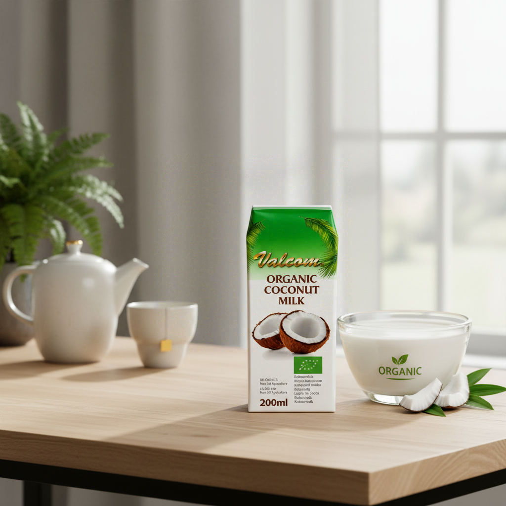 Valcom Lait de coco Bio - 200 ml