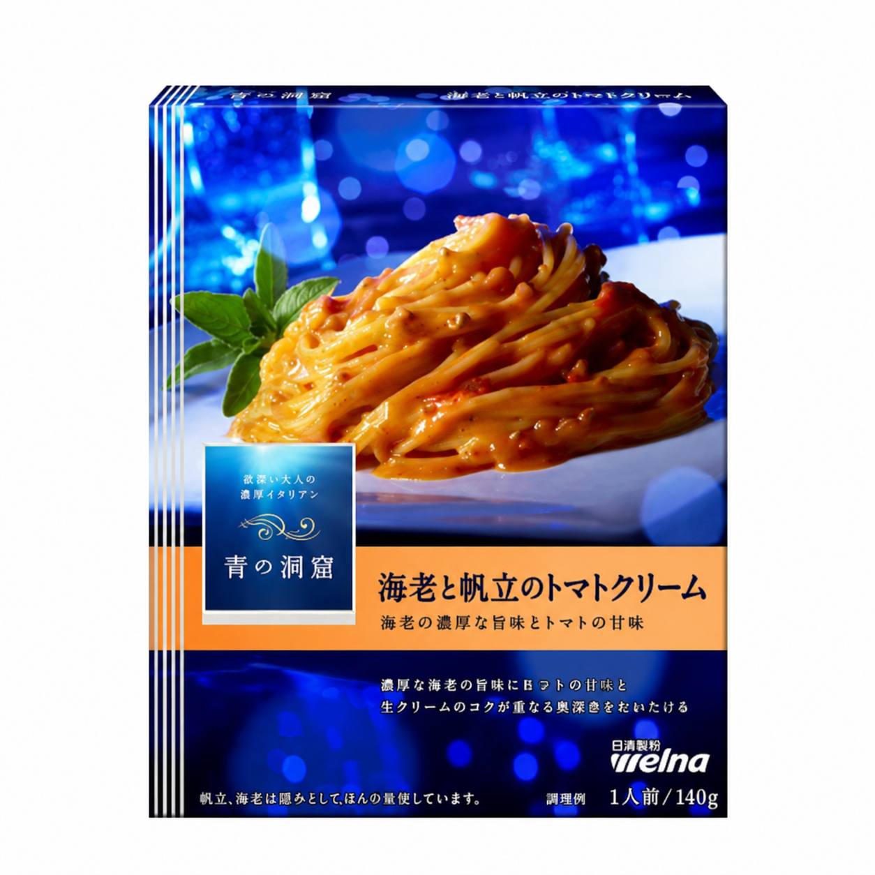 Aonodokutu Sauce pour pâtes aux crevettes, aux pétoncles et à la tomate 140 g