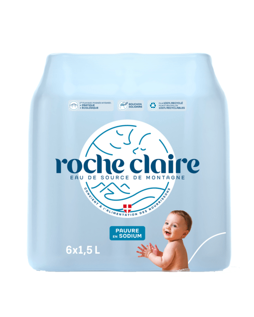 ROCHECLAIR Eau de source 6x1,5 L