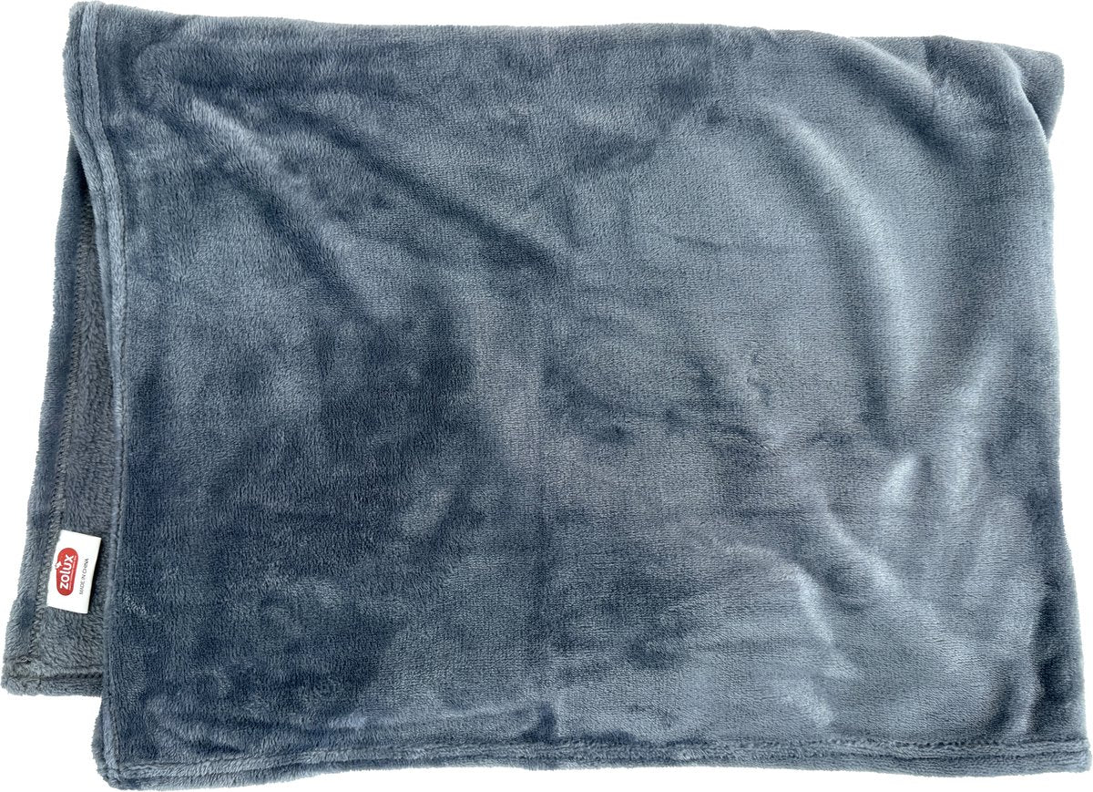 Zolux Couverture pour chien et chat - Gris - 100 x 75 cm