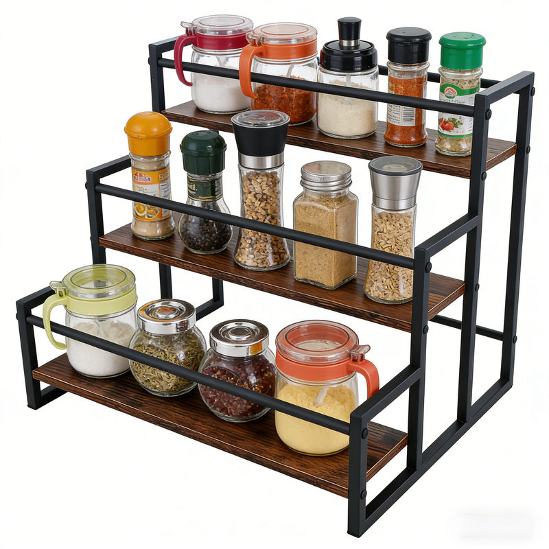 SRD Étagère de comptoir à étages pour sirop et condiments - 1 pièce
