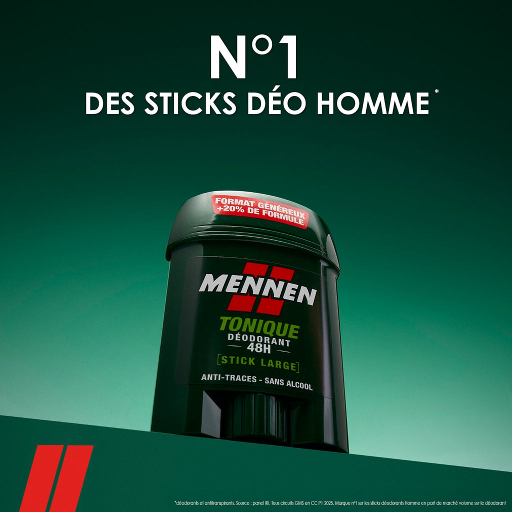 Mennen Stick Déodorant Tonique pour Homme 60 ml