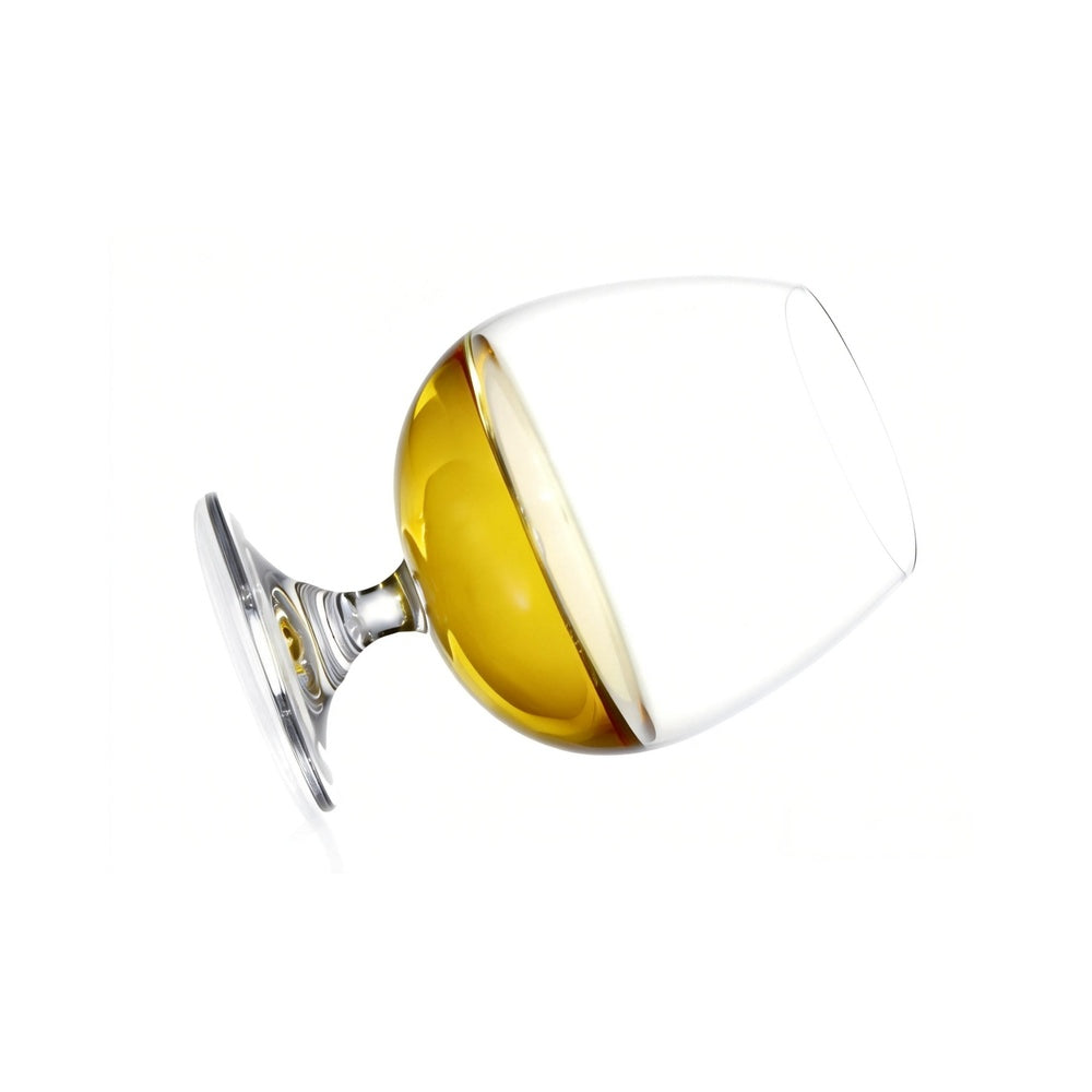 Oriental Essentials Lot de 2 verres à vin courts, bols larges, 10,9 x 10,9 x 13,8 cm, 625 ml, pour vin blanc, eau et jus