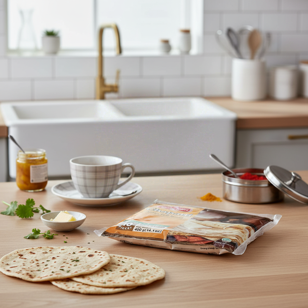 Spring Home Chapatti pain asiatique - 10 pièces/400 g