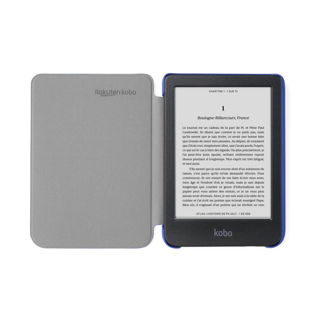 Kobo SleepCover Étui basique pour Kobo Clara Colour/BW - Bleu de cobalt