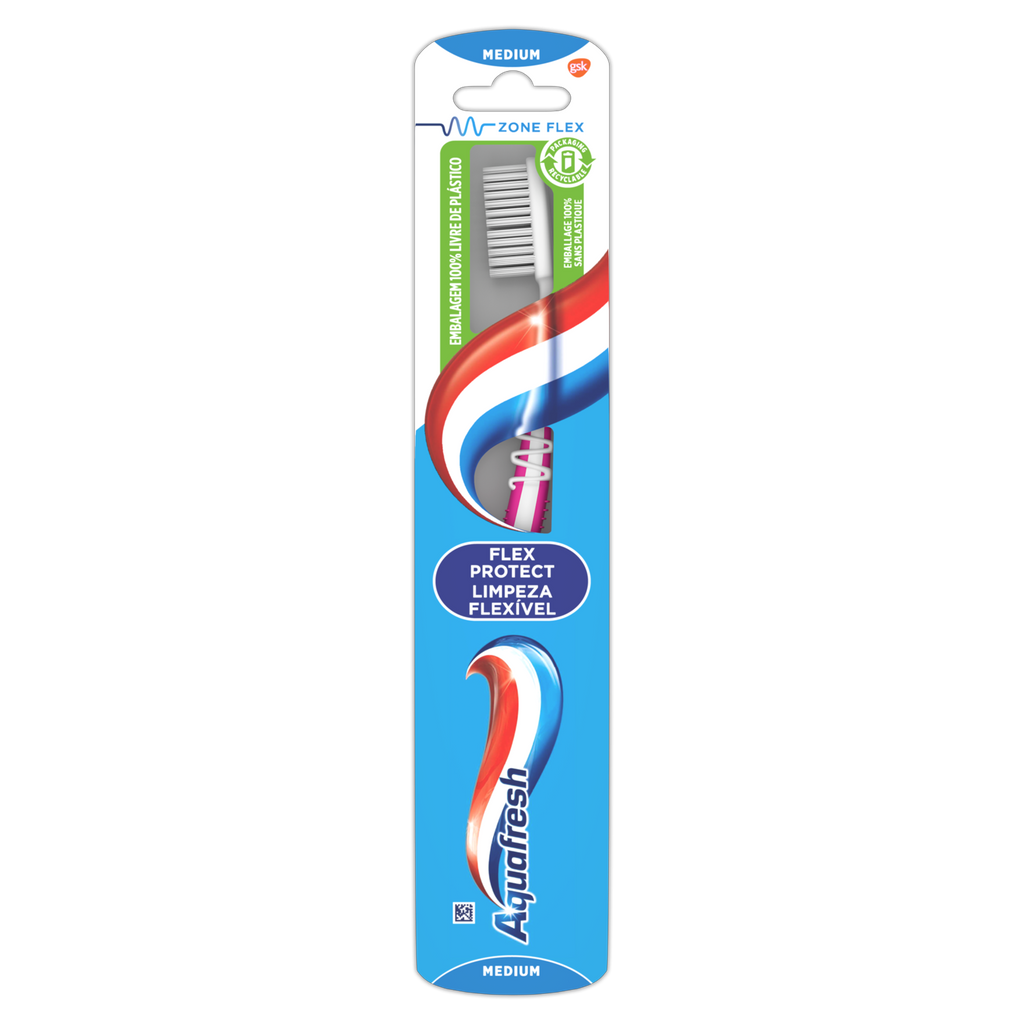 Aquafresh Brosse à dents Flex Protect médium 1 unité