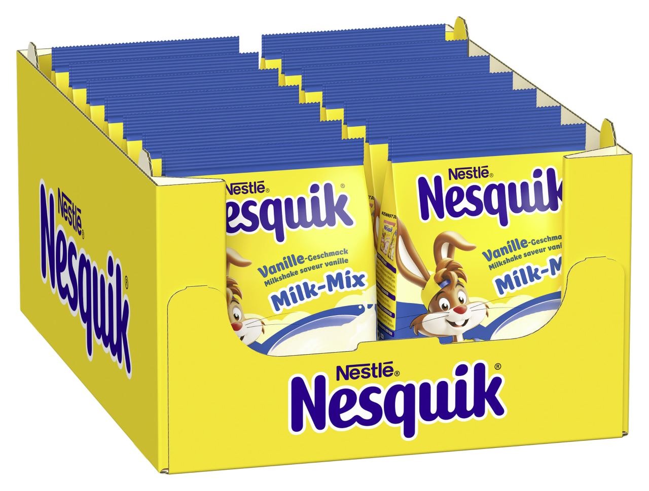 Nestlé Nesquik Poudre de Cacao Instantanée Saveur Chocolat et Vanille, 350 g