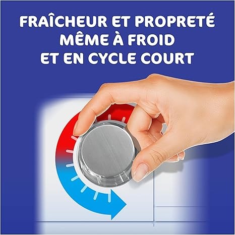 Dash 2-en-1 Tablettes de protection anti-odeurs, Fleur de Monoi, 28 doses
