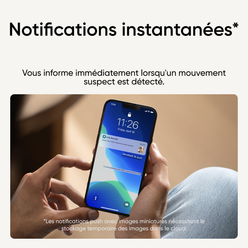 eufy Security Indoor Cam C220 Caméra de sécurité intérieure 2K filaire avec PTZ 360°, Wi-Fi, détection d'humains/mouvements, idéale comme babyphone