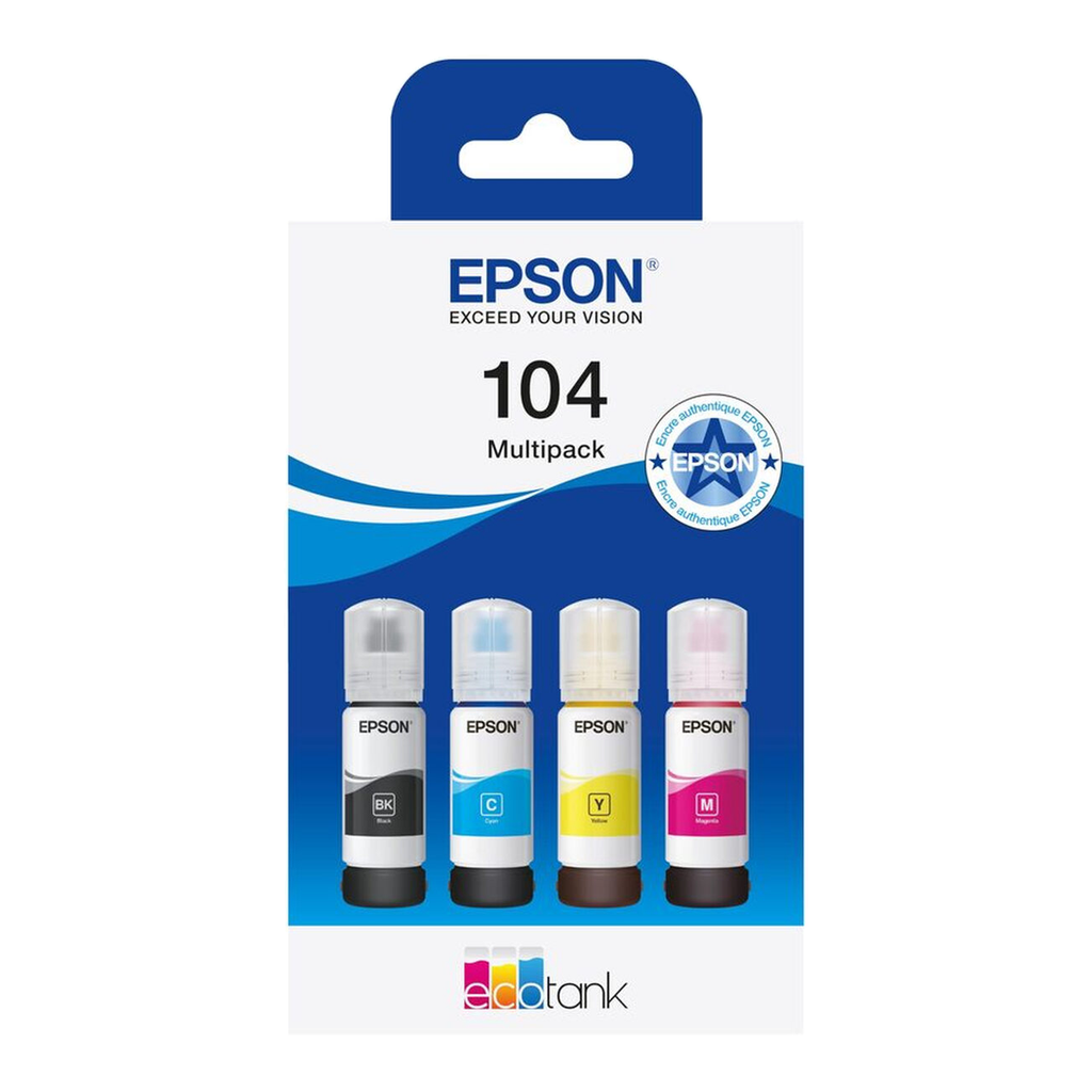Epson 104 EcoTank Lot 4 couleurs