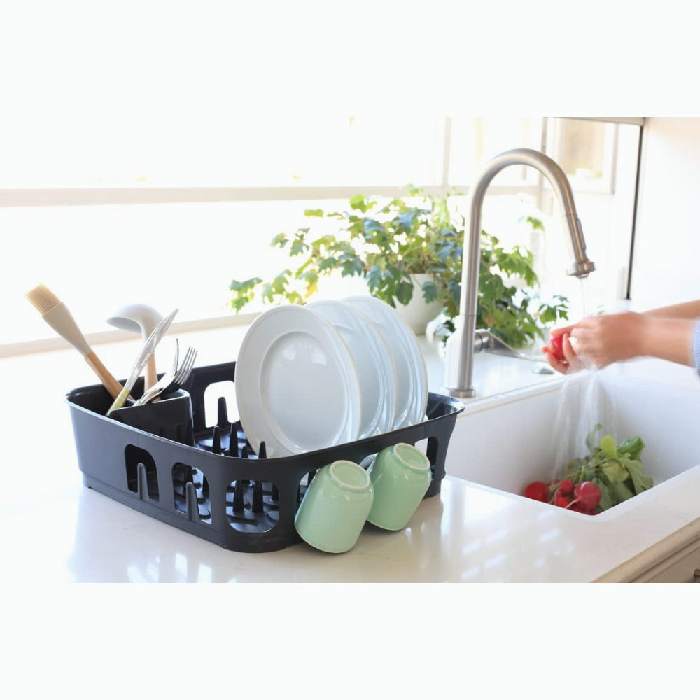 CURVER Egouttoir ESSENTIALS 12 assiettes 39.1 x 39.1 x 10.9 cm