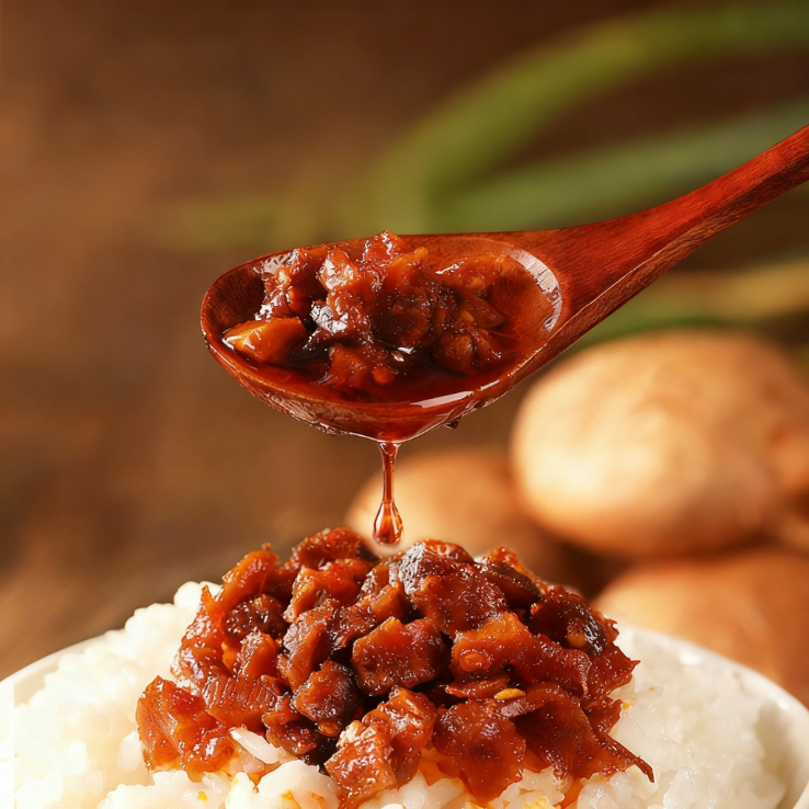 ZHONGJING Sauce aux champignons shiitake saveur mala - 230 g