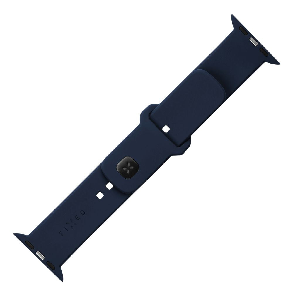 FIXED Bracelet silicone pour Apple Watch 38/40/41 mm, bleu