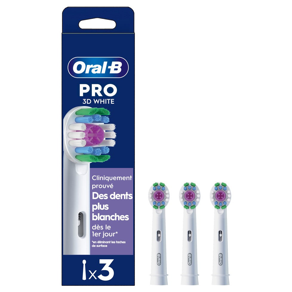 Oral-B Brossettes 3D White x3