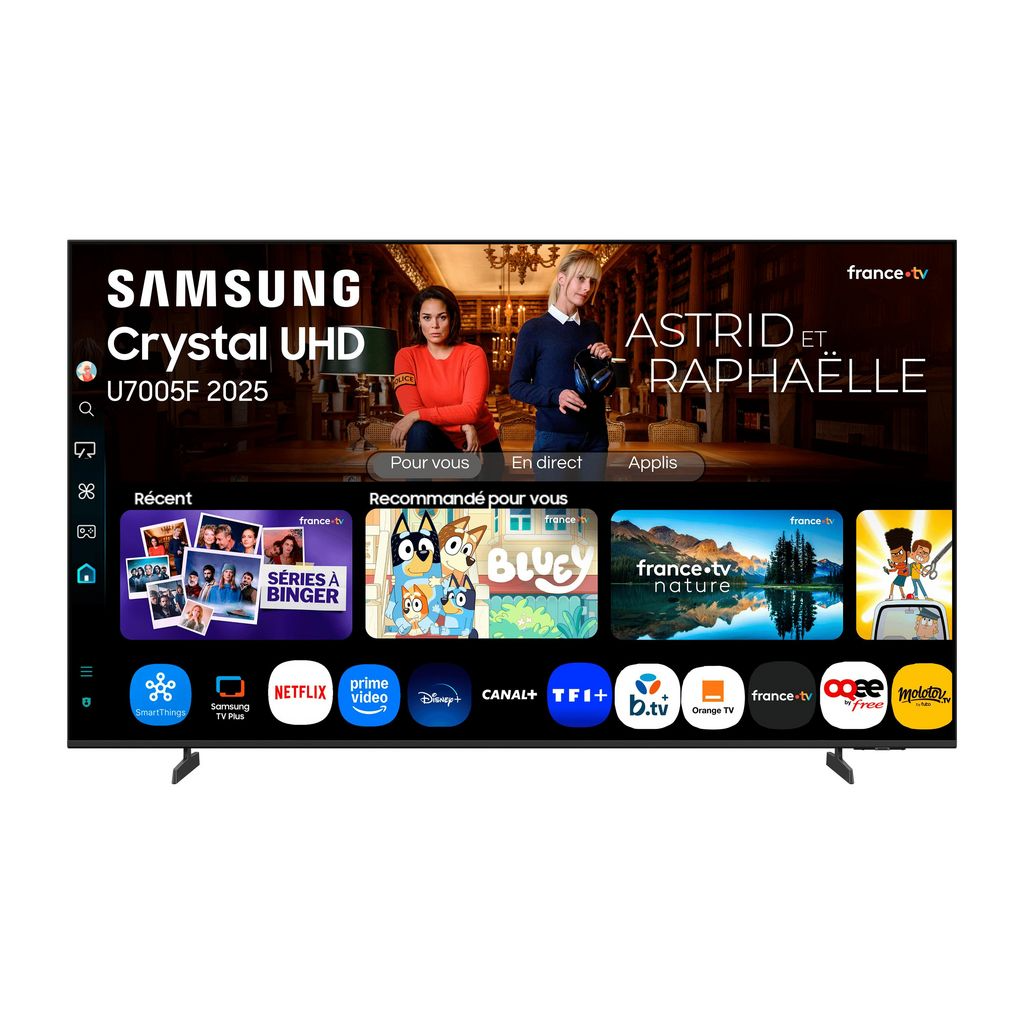 Samsung téléviseur 4K Crystal UHD série U7005F 2025 - 75 pouces