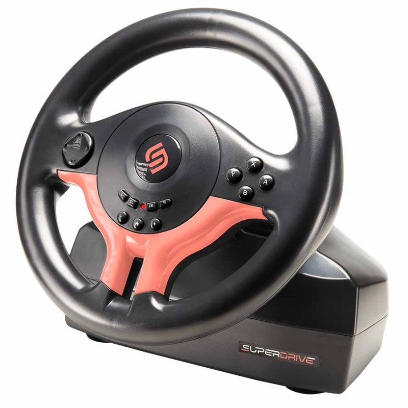 Subsonic Volant Superdrive SV250-S compatible avec SW2/SW - Édition rouge
