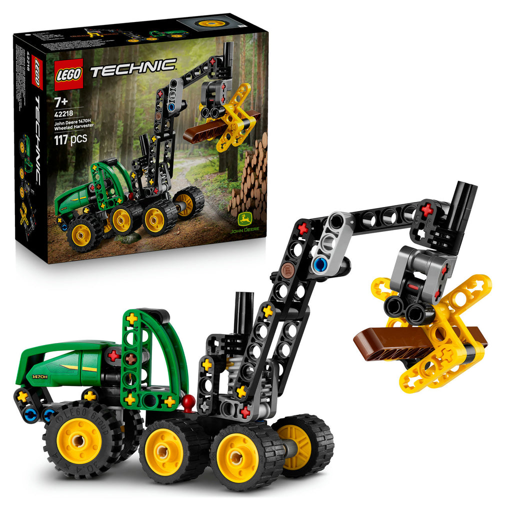 LEGO Technic 42218 Abatteuse forestière à roues John Deere 1470H