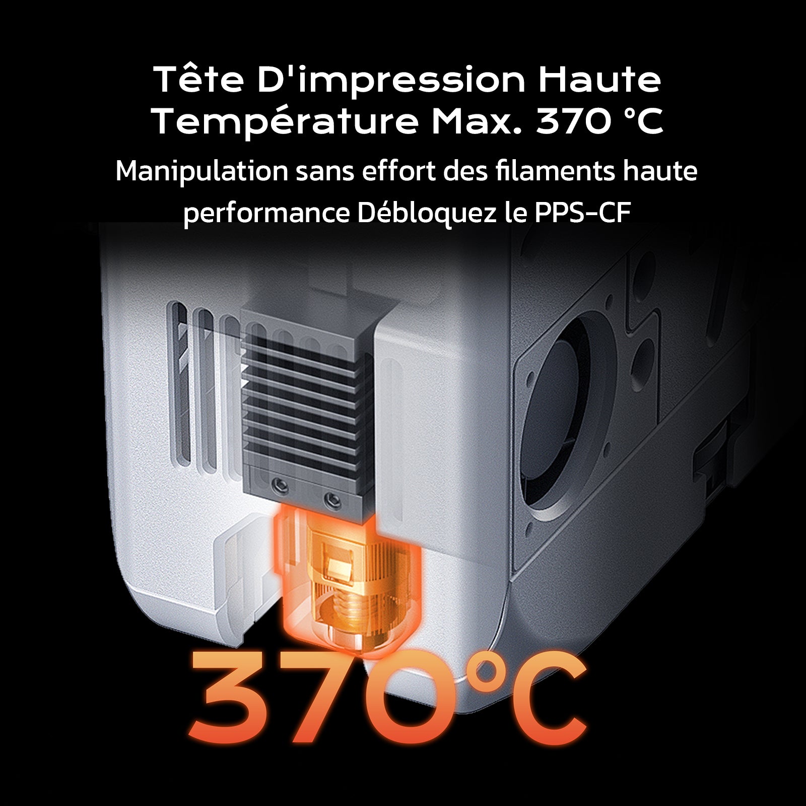 Imprimante 3D QIDIQ2, FDM à boîtier fermé avec chambre chauffante à 65 °C, filtration de l’air ultra-avancée, vitesse élevée de 600 mm/s, caméra IA, mise à niveau automatique complète