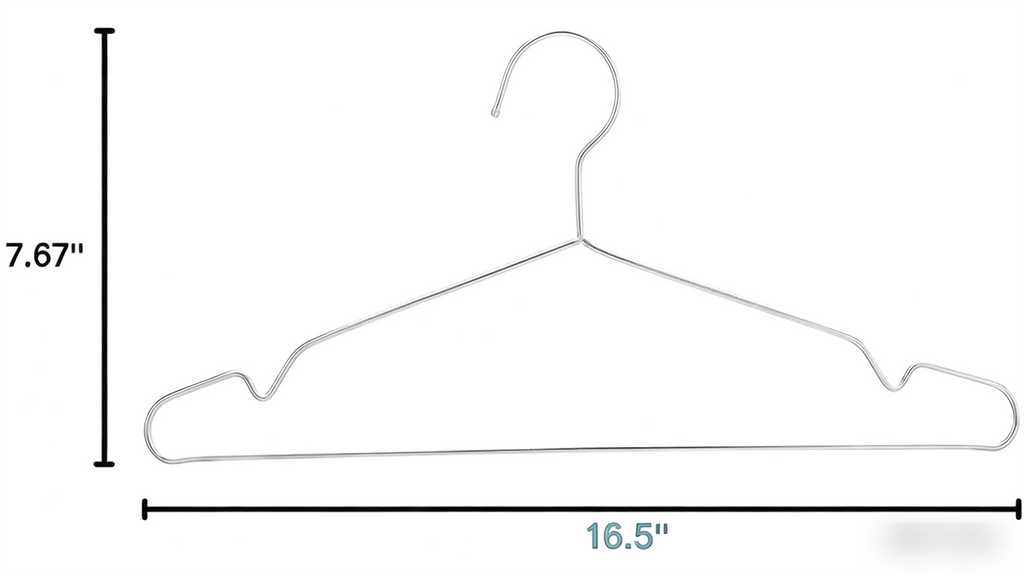 ANQI Lot de 50 cintres en acier inoxydable - Argent