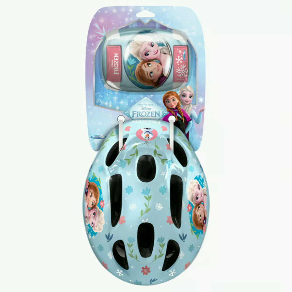 DISNEY COMBO LA REINE des NEIGES (Casque + Genouillères & Coudières)