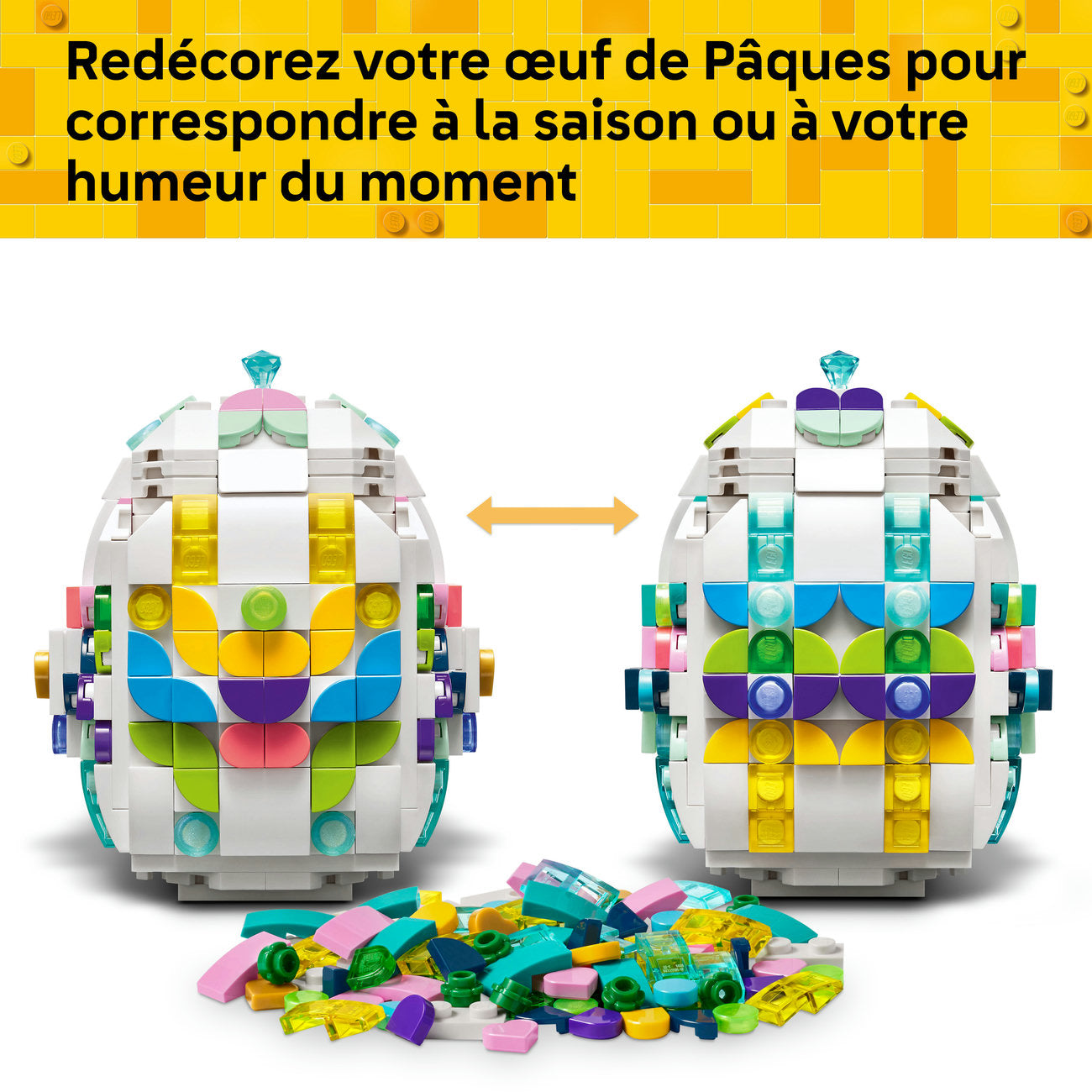 LEGO Iconic 40816 L’œuf de Pâques décoratif