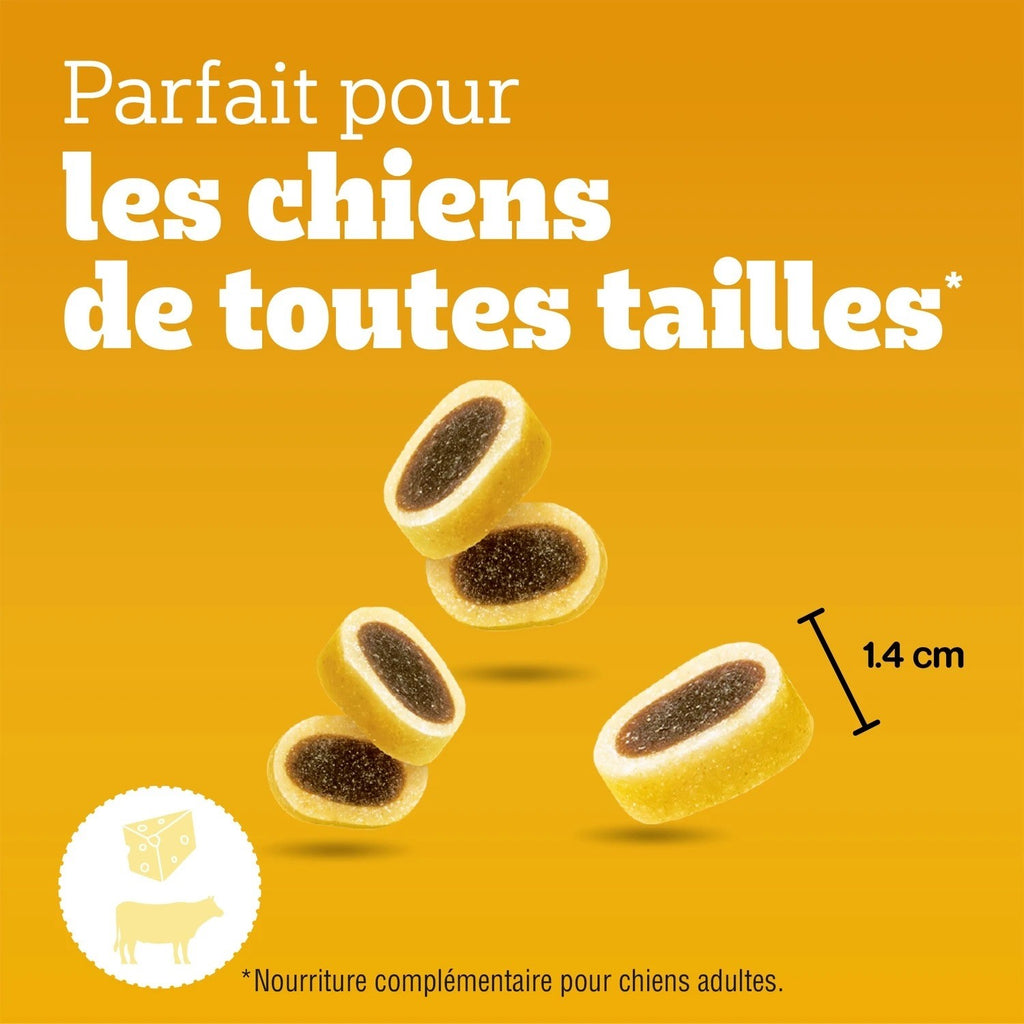 Pedigree Tasty Minis friandises pour chien au bœuf et au fromage - 140 g