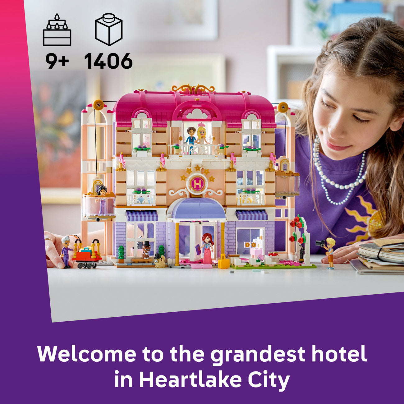 LEGO Friends 42704 Le grand hôtel de Heartlake City