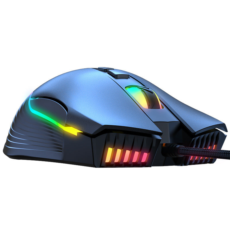 ONIKUMA CW905 Souris Filaire Silencieuse pour Gaming Et Esport, avec Boutons Mécaniques, Éclairage RGB Et Connexion USB Renforcée Pour Ordinateurs Et Ordinateurs Portables