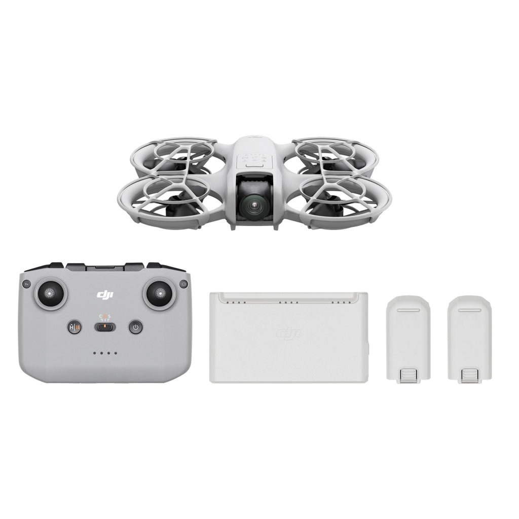 DJI Neo Fly More Combo, drone miniature avec caméra 4K, 135 g, vol autonome, avec télécommande RC-N3 et 3 batteries