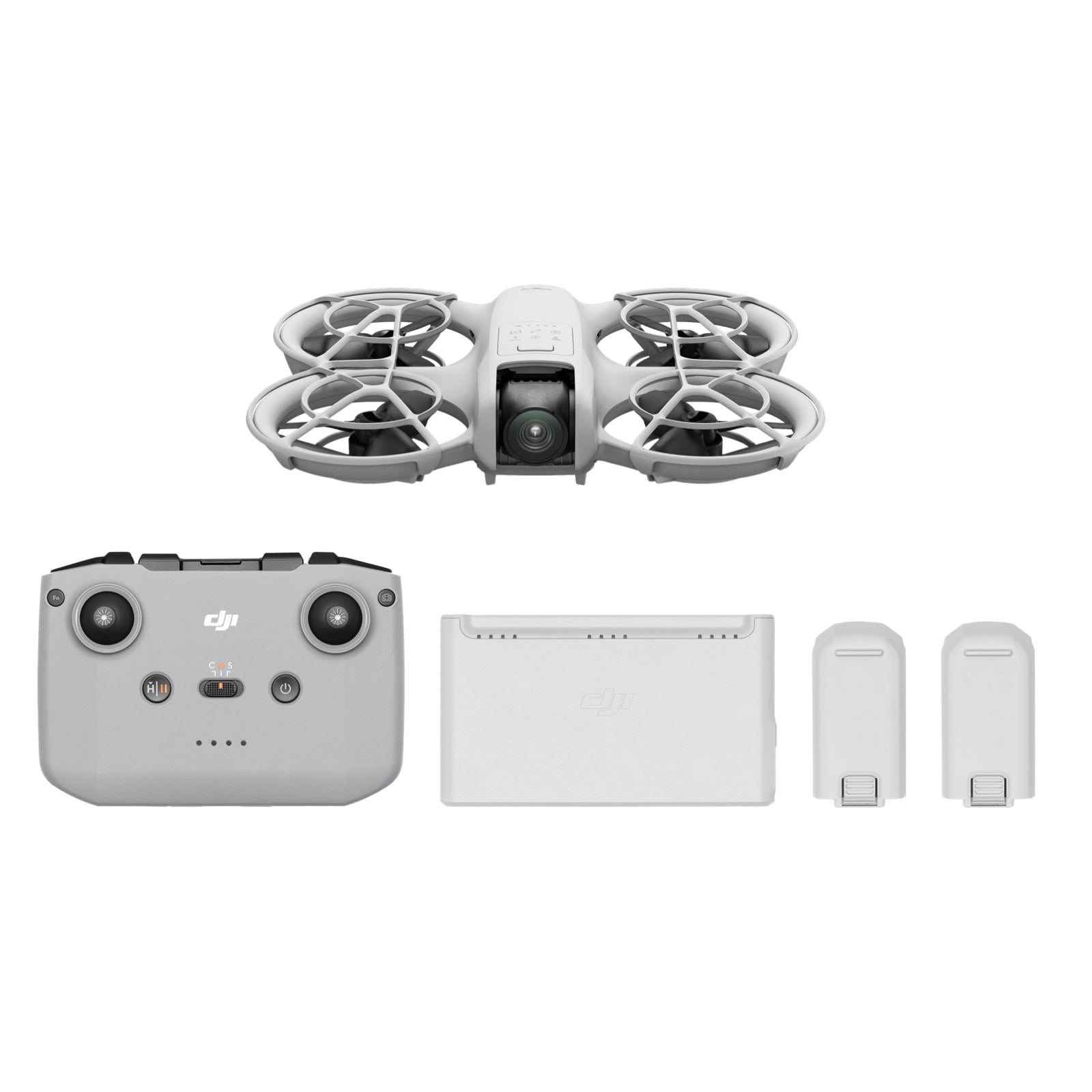 DJI Neo Fly More Combo, drone miniature avec caméra 4K, 135 g, vol autonome, avec télécommande RC-N3 et 3 batteries