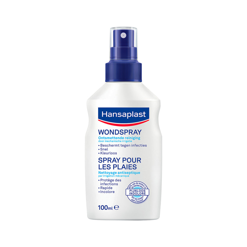Hansaplast Spray Plaies Nettoyant 100ml