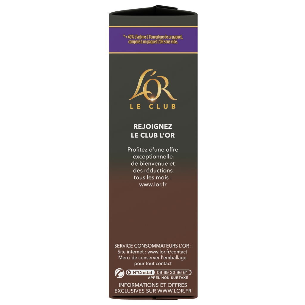 L'OR Café Moulu Intense 100% Arabica Intensité 7 le paquet de 250g