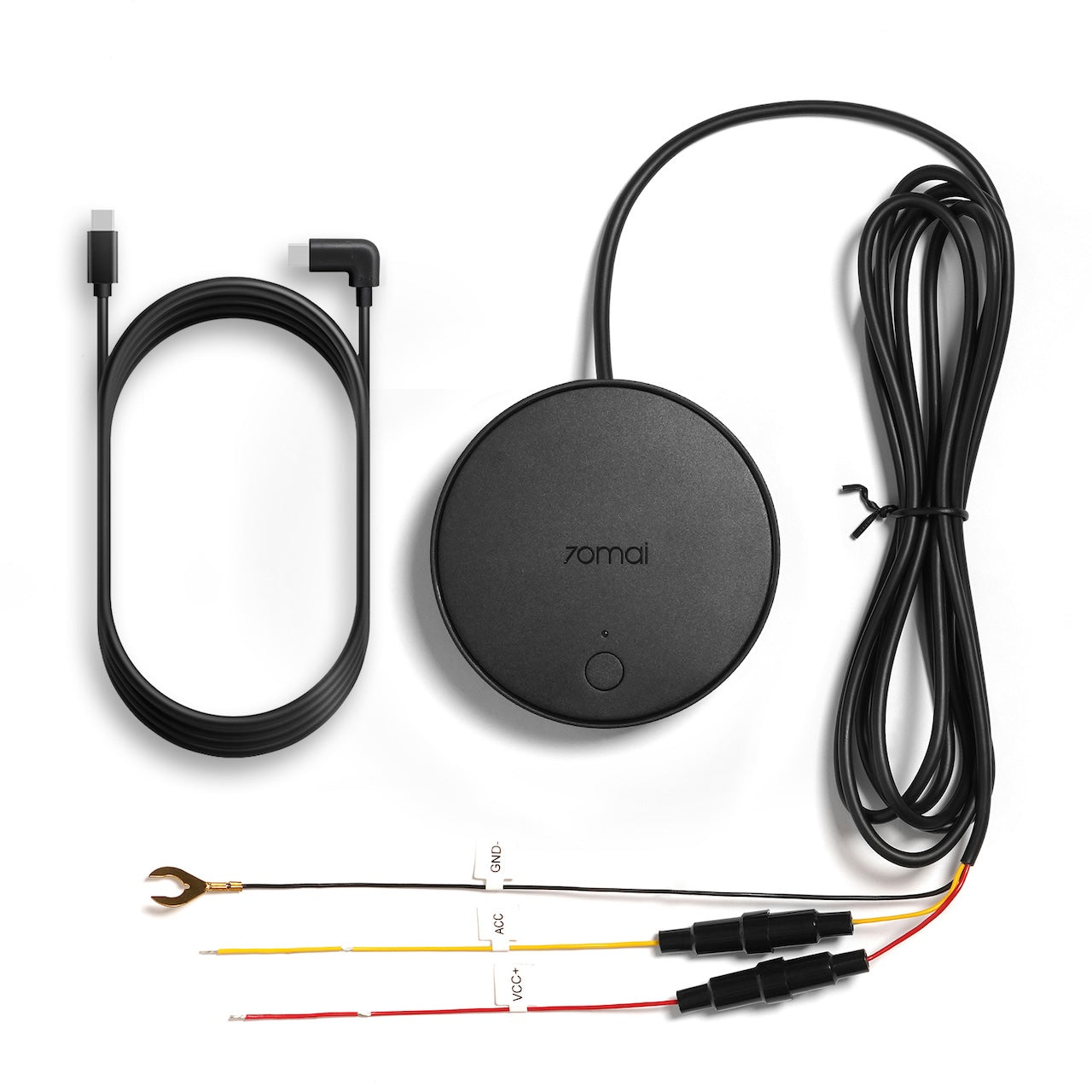 70mai Kit de câblage 4G UP04, Adaptateur d'alimentation type C pour A510, A810, 4K Omni, M800, Accessoire de caméra embarquée pour mode parking 24 h