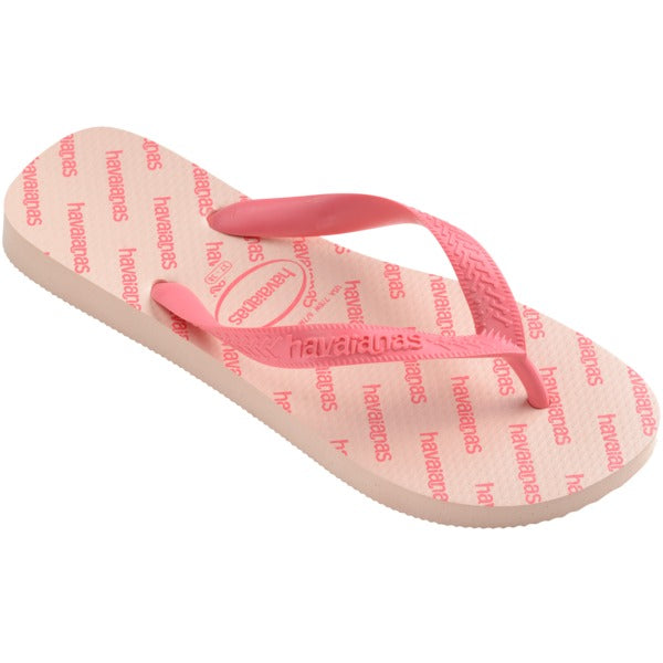 HAVAIANAS Top Logomania Essential Tongs Ballet Rose