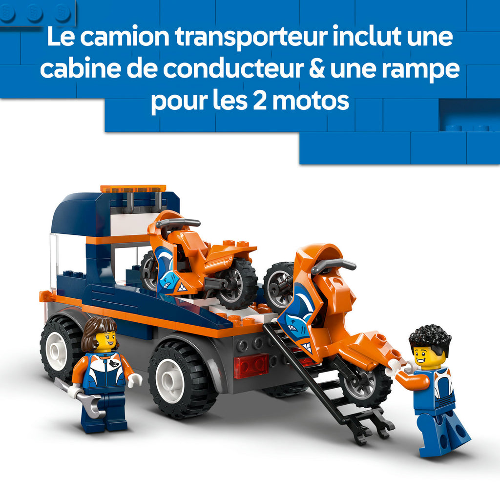 LEGO City 60491 Le transporteur de motos